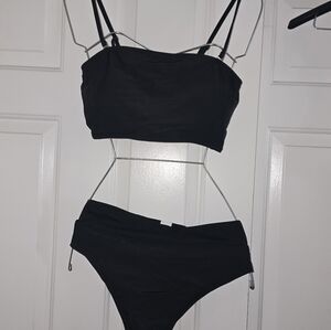 Pink queen bikini set